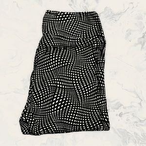 OS LuLaRoe Leggings - Optical Illusions Print - One Size 0-12 Trippy Design